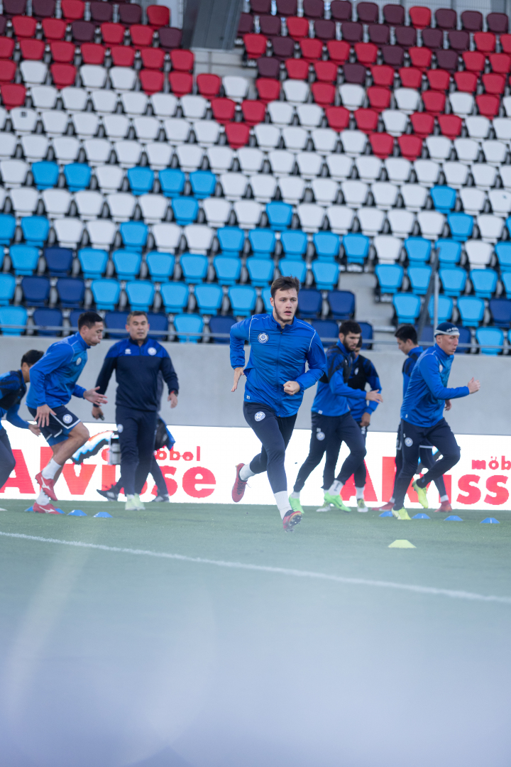 Тренировка сборной Казахстана