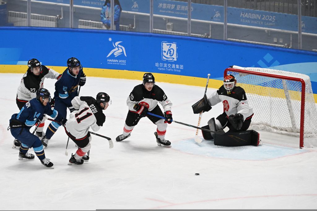 Матч сборных Казахстана и Японии в финале Азиатских игр-2025. Фото: Jade Gao/Getty Images